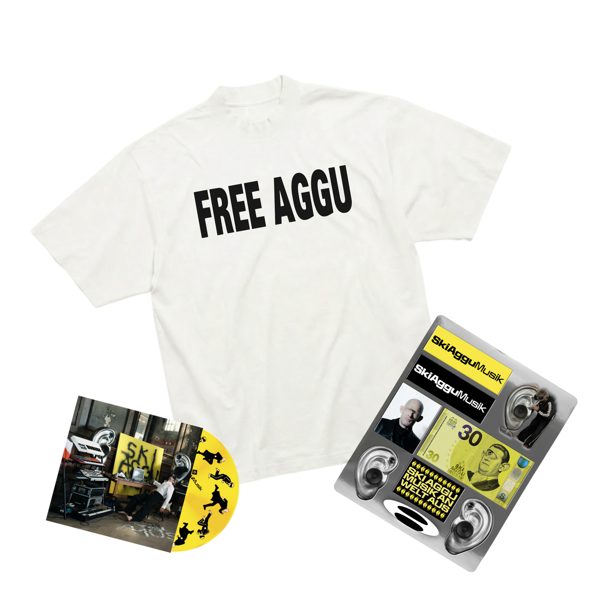 Ski Aggu Ski Aggu Musik CD + Free Aggu Shirt + Sticker 461893